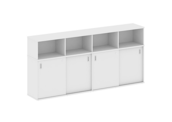 Шкаф-купе METALL SYSTEM приставной Б.ШК-4  2332*410*1098